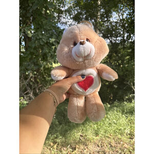 Vintage- 1983 Care Bear Tenderheart Bear - Used